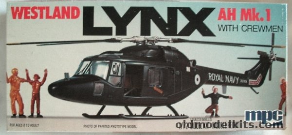 MPC 1/72 Westland Lynx AH Mk.1 with Crew - Royal Navy, 2-0232 plastic model kit